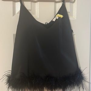 Black top with fuzz